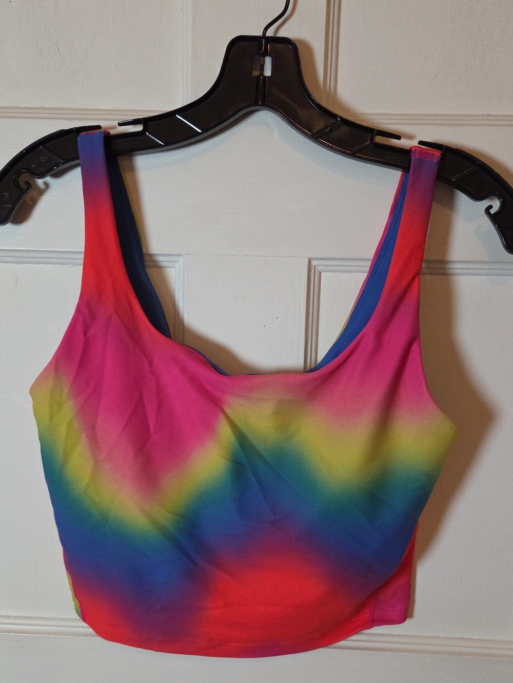 Old Navy Powersoft Long Line Sports Bra In Born To Pride Size Medium